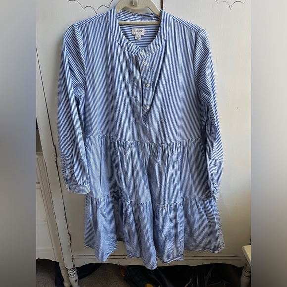 J. Crew tiered poplin dress - Picture 2 of 5
